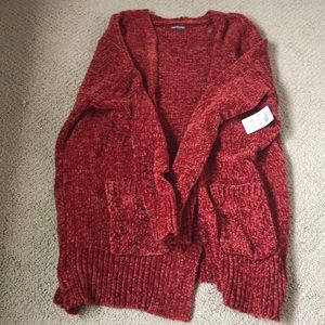 Charlotte Russe Burgundy Cardigan